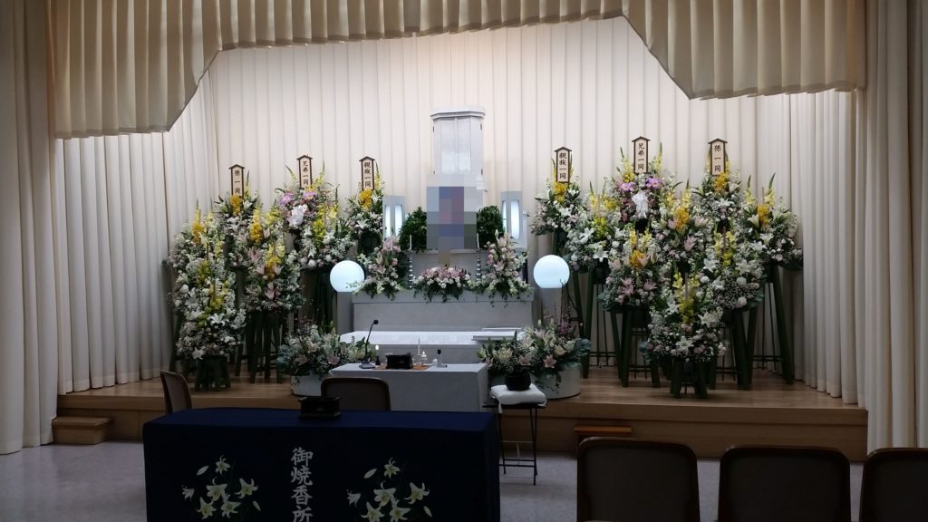 堺市立斎場での創価学会友人葬　家族葬