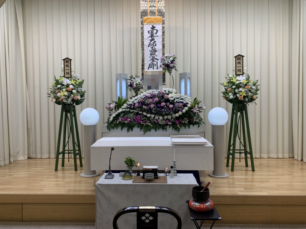 2019年1月5日　堺市立斎場　家族葬
