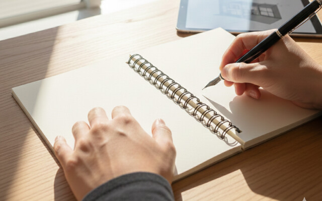 堺市で無宗教葬の見積もりを取る際に、費用内訳や注意点を確認している様子のイメージ