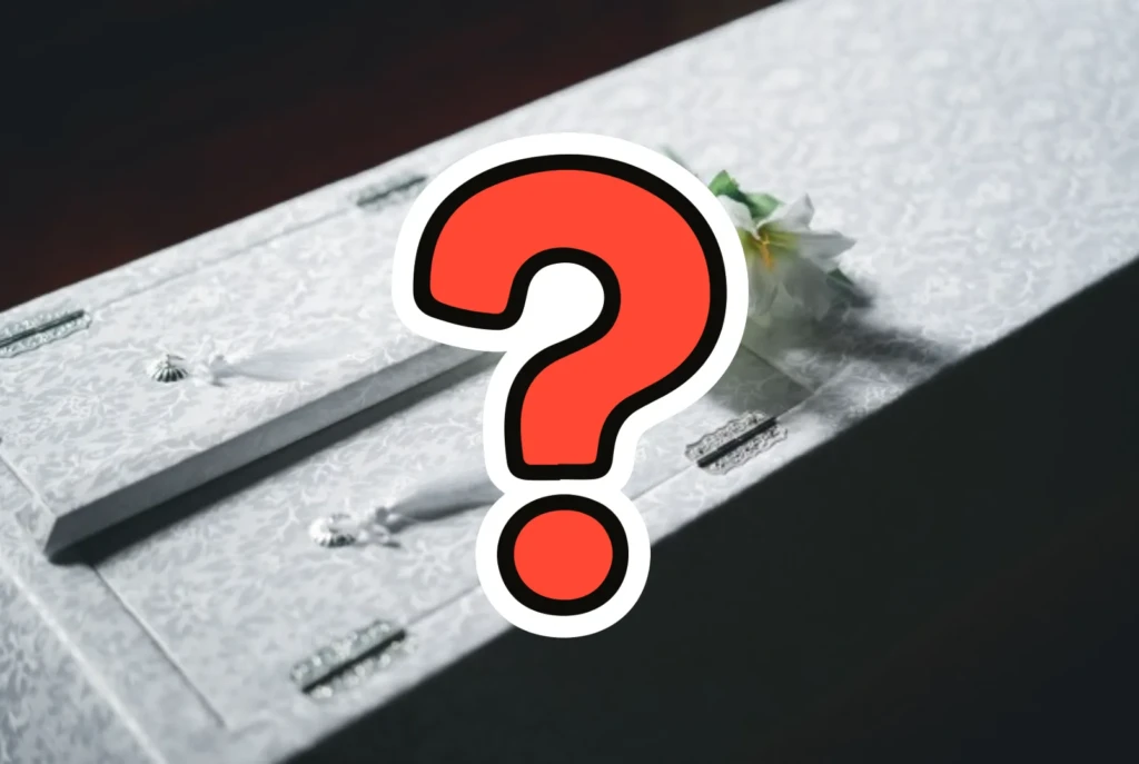 堺市の家族葬において、棺に入れてよいか判断に迷いやすい品物を解説するためのイメージ