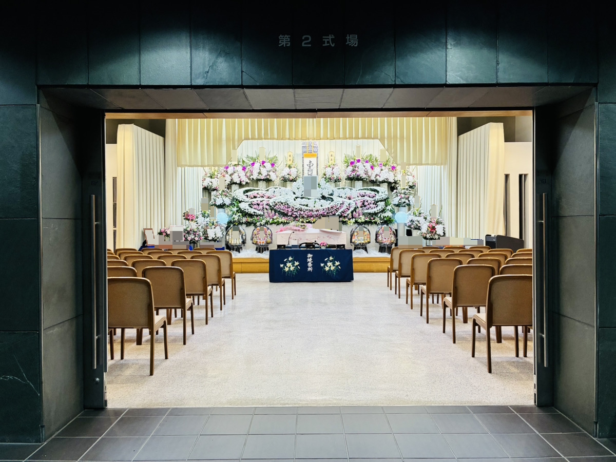 堺市立斎場での家族葬事例