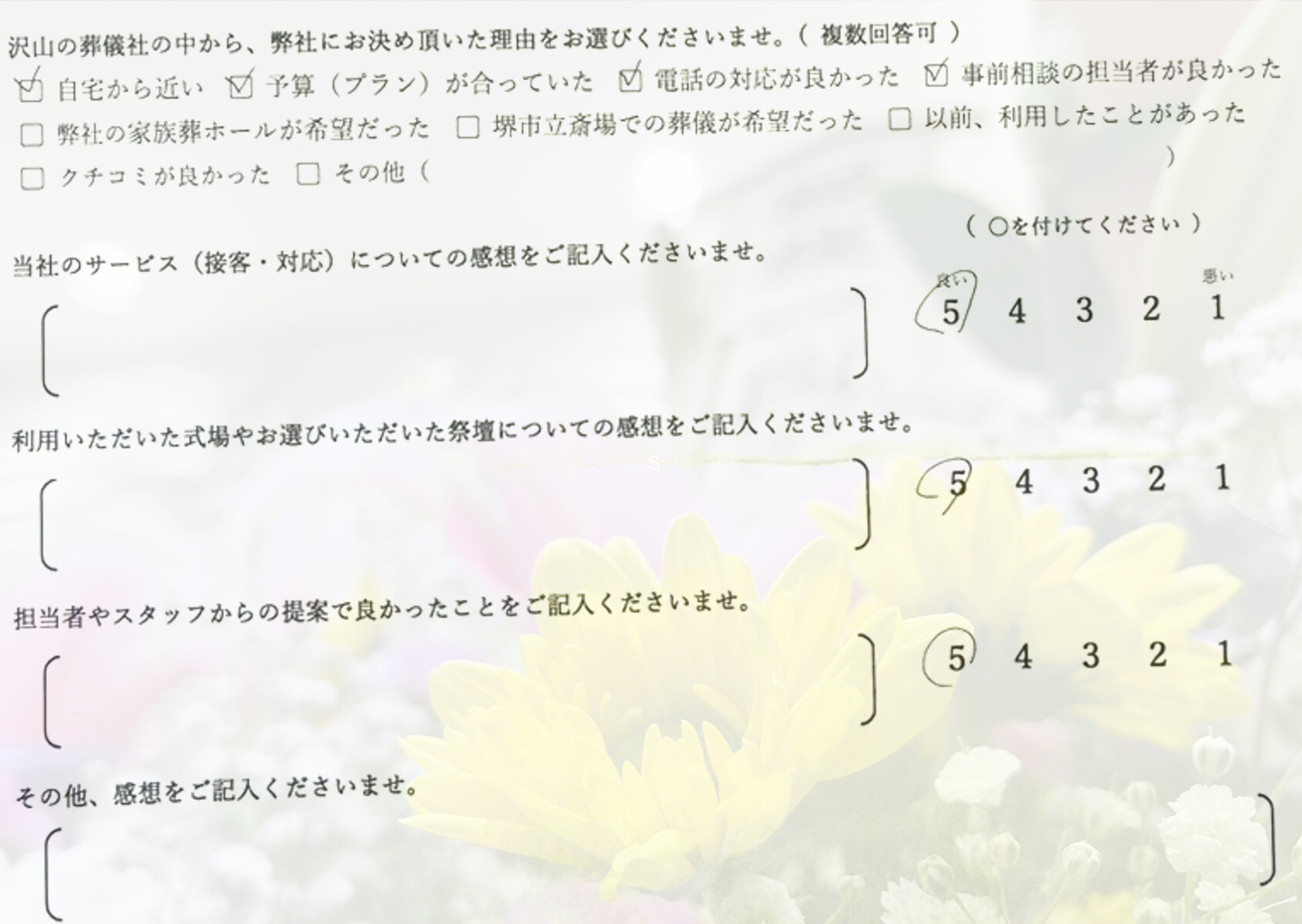 堺市北区で一日葬を終えたご家族が祭壇前で静かに手を合わせる様子