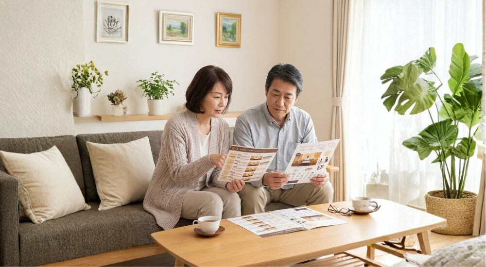 堺市で葬儀を検討する方が、事前相談や資料請求に進む流れをイメージしたまとめ