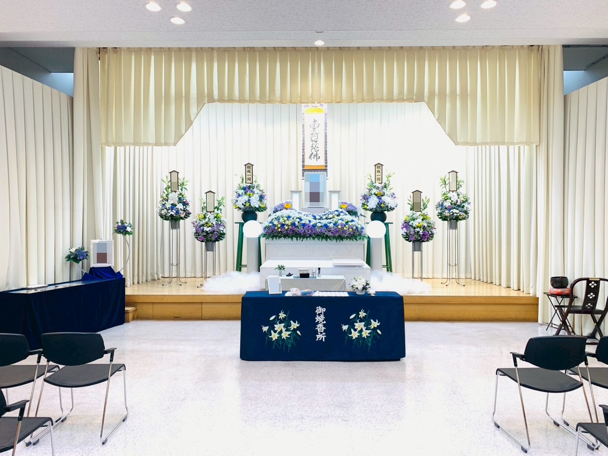 堺市立斎場での家族葬事例